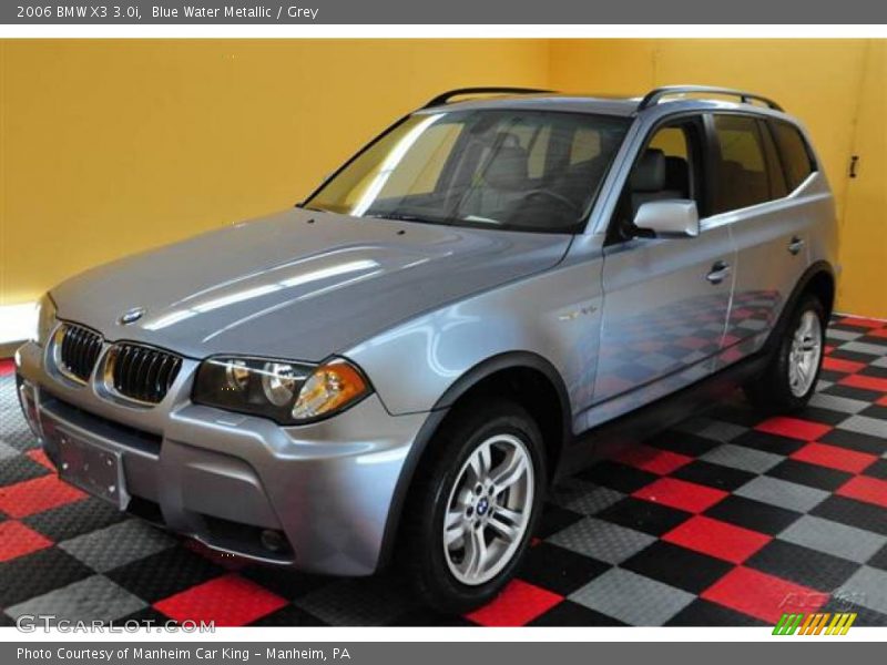 Blue Water Metallic / Grey 2006 BMW X3 3.0i