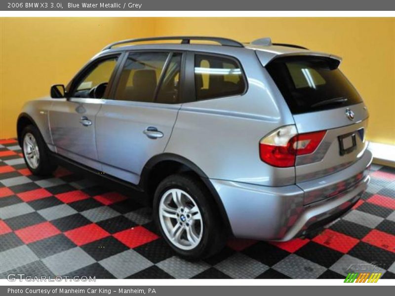 Blue Water Metallic / Grey 2006 BMW X3 3.0i