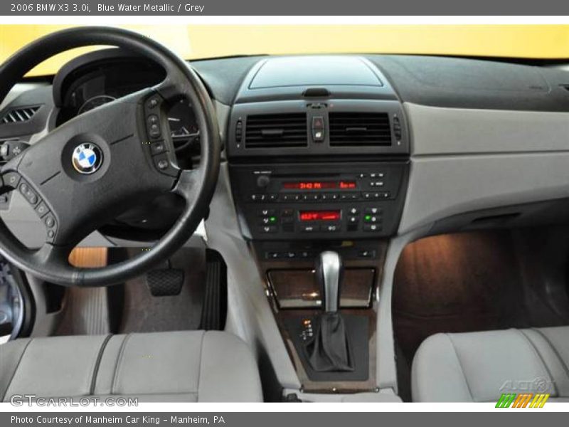Blue Water Metallic / Grey 2006 BMW X3 3.0i