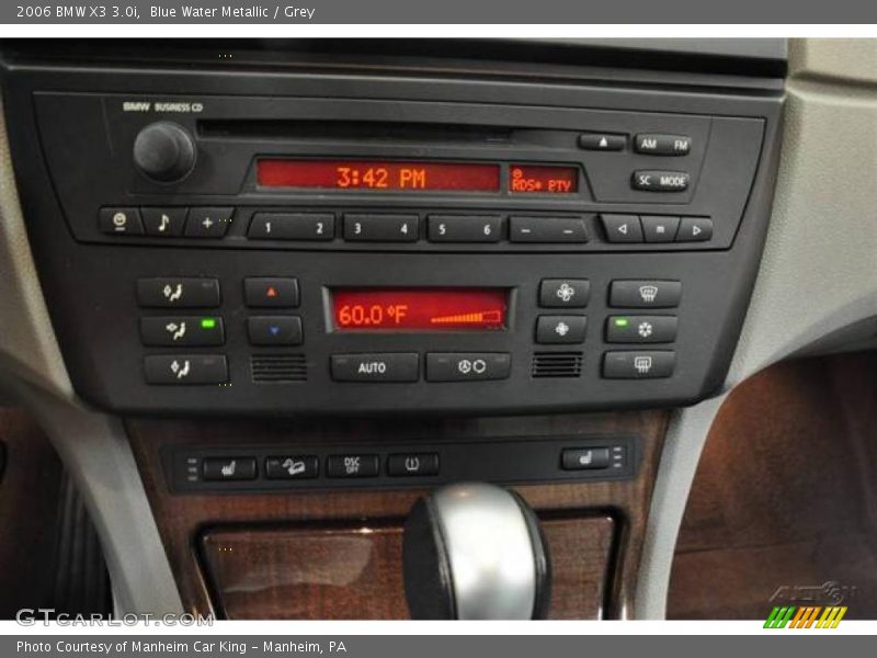 Blue Water Metallic / Grey 2006 BMW X3 3.0i