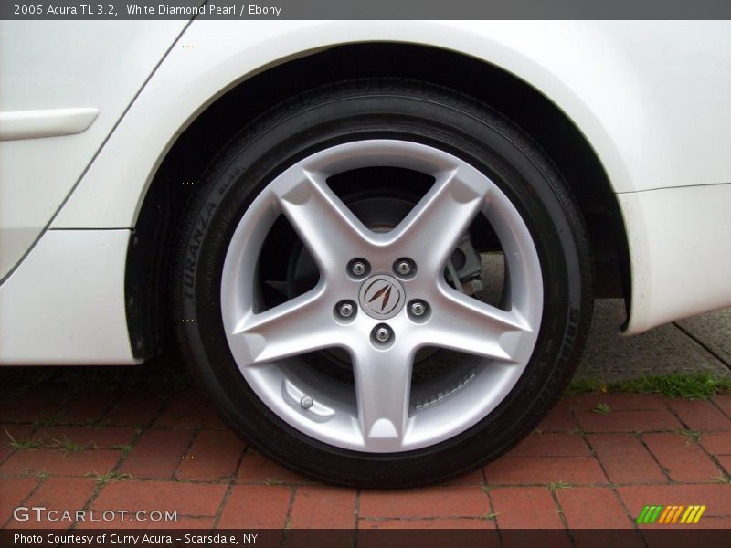 White Diamond Pearl / Ebony 2006 Acura TL 3.2