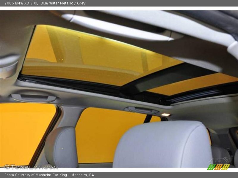 Blue Water Metallic / Grey 2006 BMW X3 3.0i