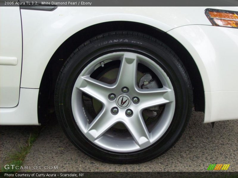 White Diamond Pearl / Ebony 2006 Acura TL 3.2