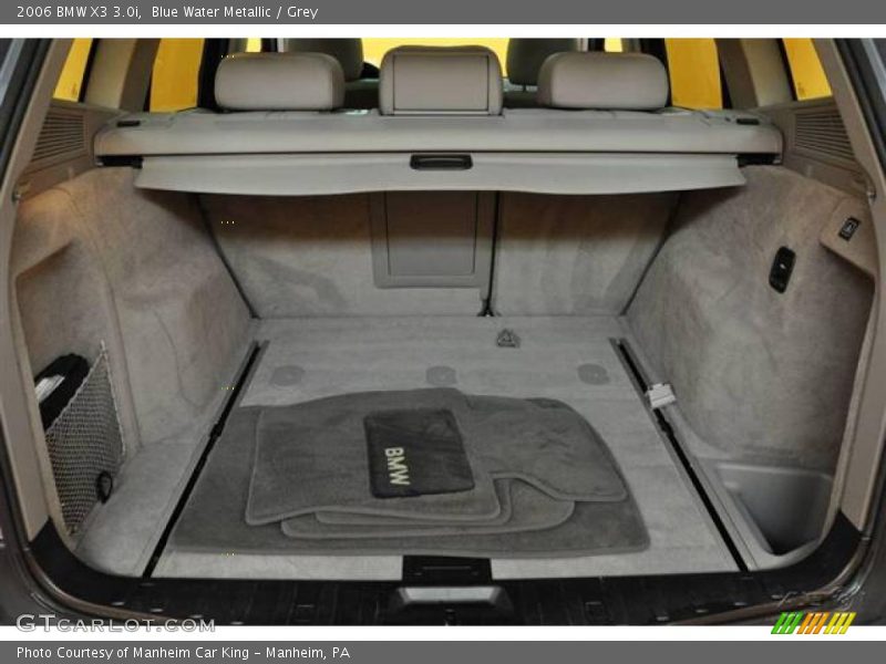 Blue Water Metallic / Grey 2006 BMW X3 3.0i