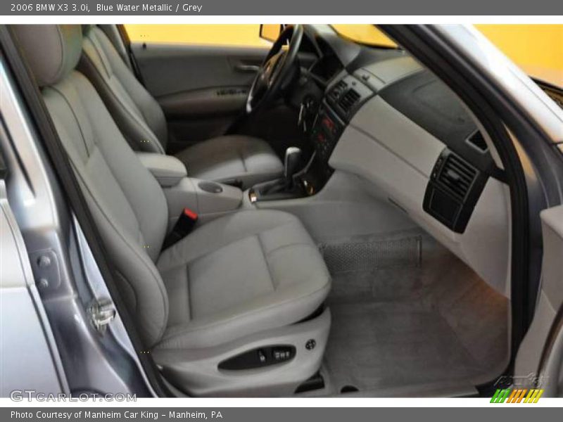 Blue Water Metallic / Grey 2006 BMW X3 3.0i