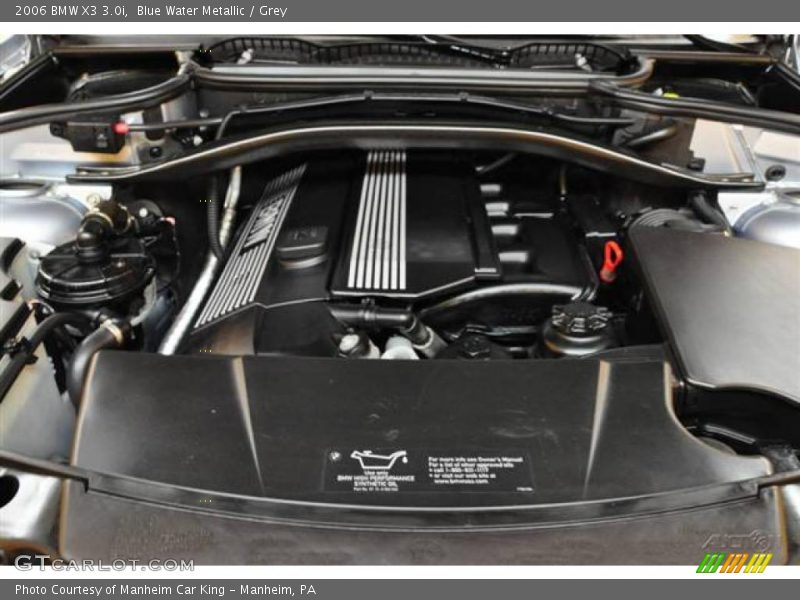 Blue Water Metallic / Grey 2006 BMW X3 3.0i