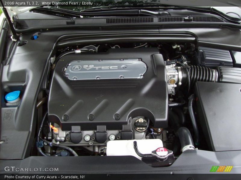 White Diamond Pearl / Ebony 2006 Acura TL 3.2
