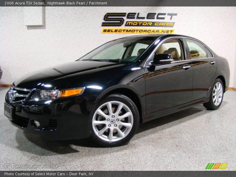 Nighthawk Black Pearl / Parchment 2006 Acura TSX Sedan