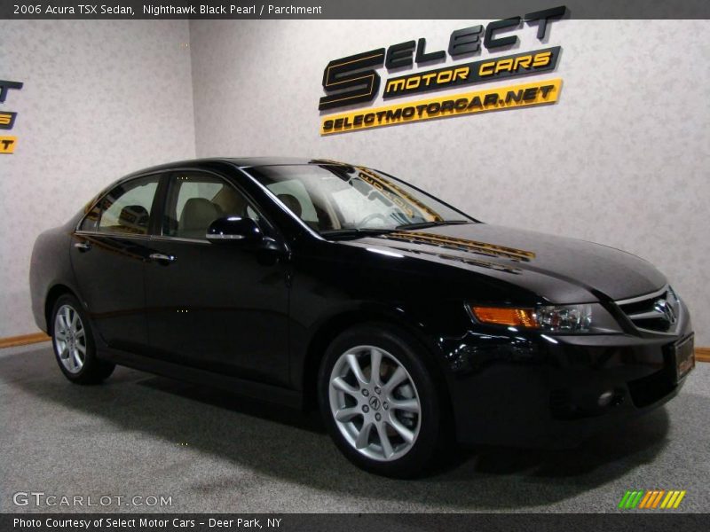 Nighthawk Black Pearl / Parchment 2006 Acura TSX Sedan
