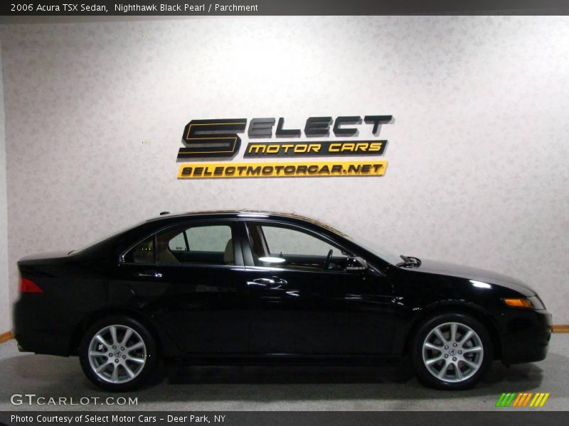 Nighthawk Black Pearl / Parchment 2006 Acura TSX Sedan