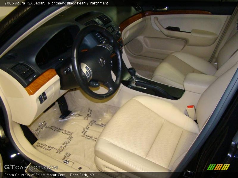 Nighthawk Black Pearl / Parchment 2006 Acura TSX Sedan