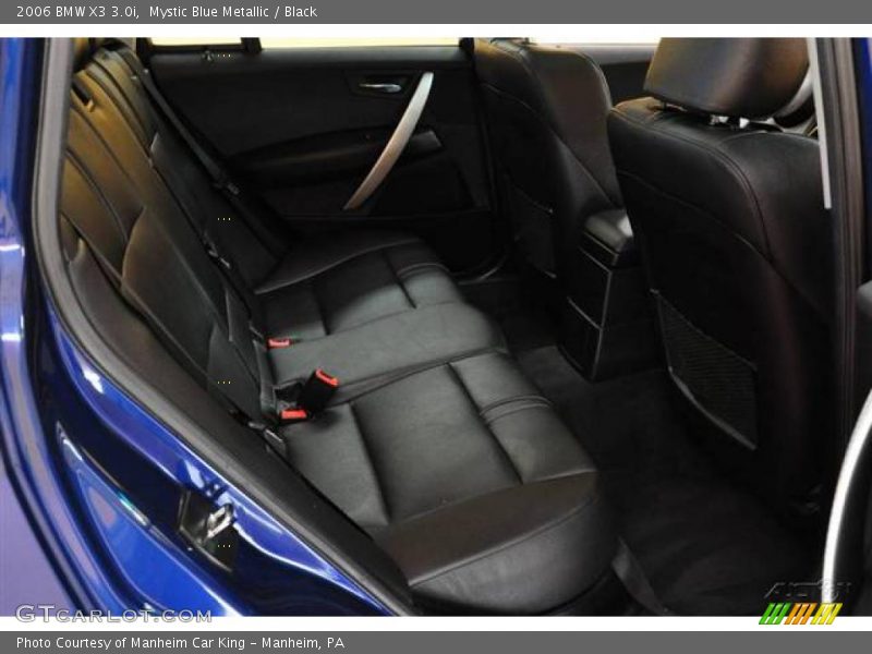 Mystic Blue Metallic / Black 2006 BMW X3 3.0i