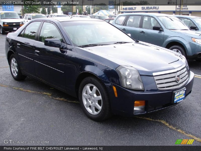 Blue Chip / Light Neutral 2005 Cadillac CTS Sedan