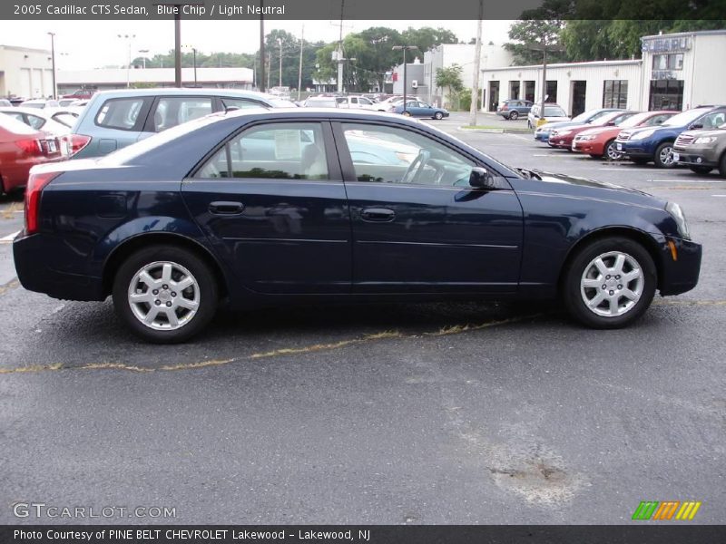 Blue Chip / Light Neutral 2005 Cadillac CTS Sedan