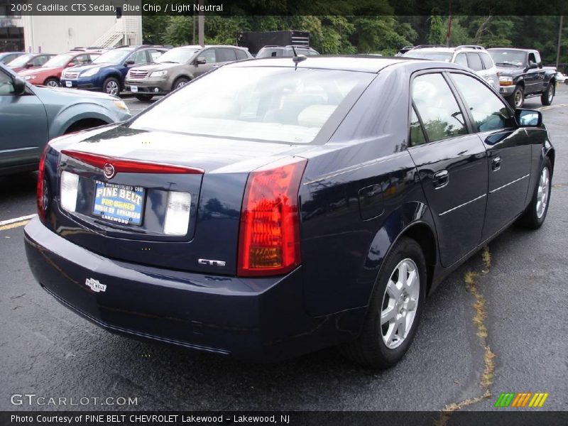 Blue Chip / Light Neutral 2005 Cadillac CTS Sedan