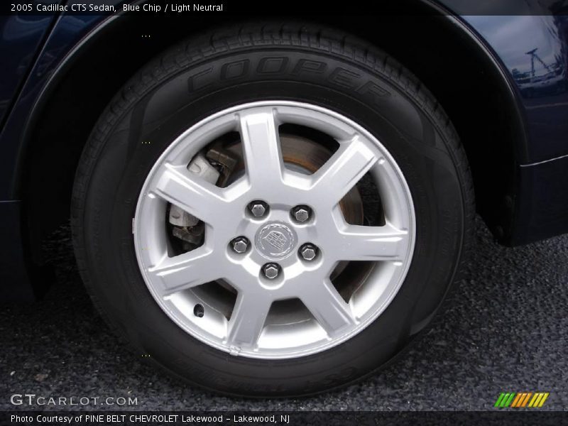 Blue Chip / Light Neutral 2005 Cadillac CTS Sedan