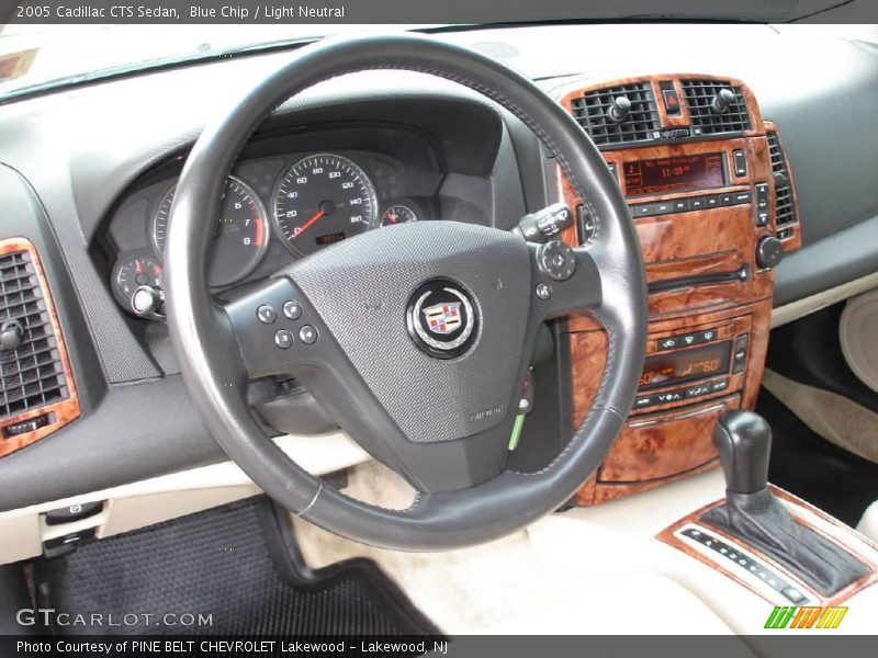 Blue Chip / Light Neutral 2005 Cadillac CTS Sedan