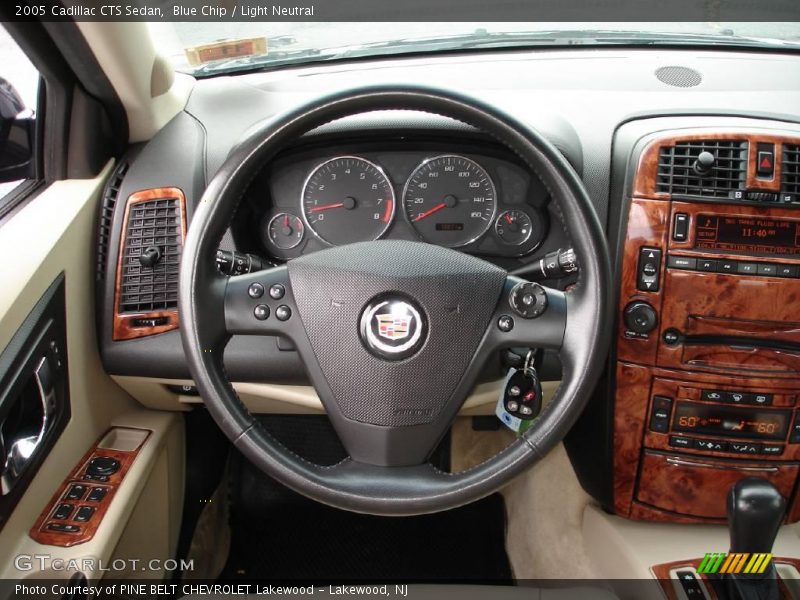 Blue Chip / Light Neutral 2005 Cadillac CTS Sedan