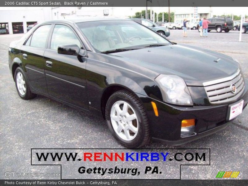 Black Raven / Cashmere 2006 Cadillac CTS Sport Sedan