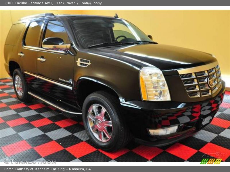 Black Raven / Ebony/Ebony 2007 Cadillac Escalade AWD