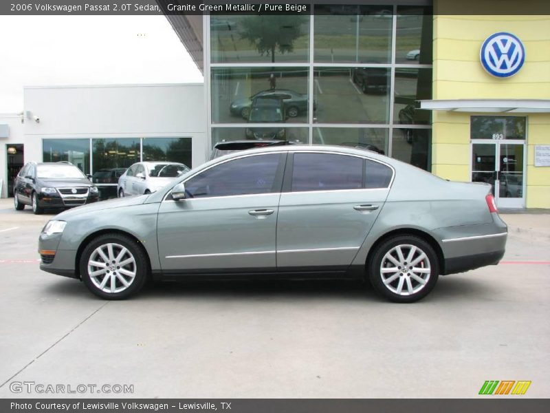 Granite Green Metallic / Pure Beige 2006 Volkswagen Passat 2.0T Sedan