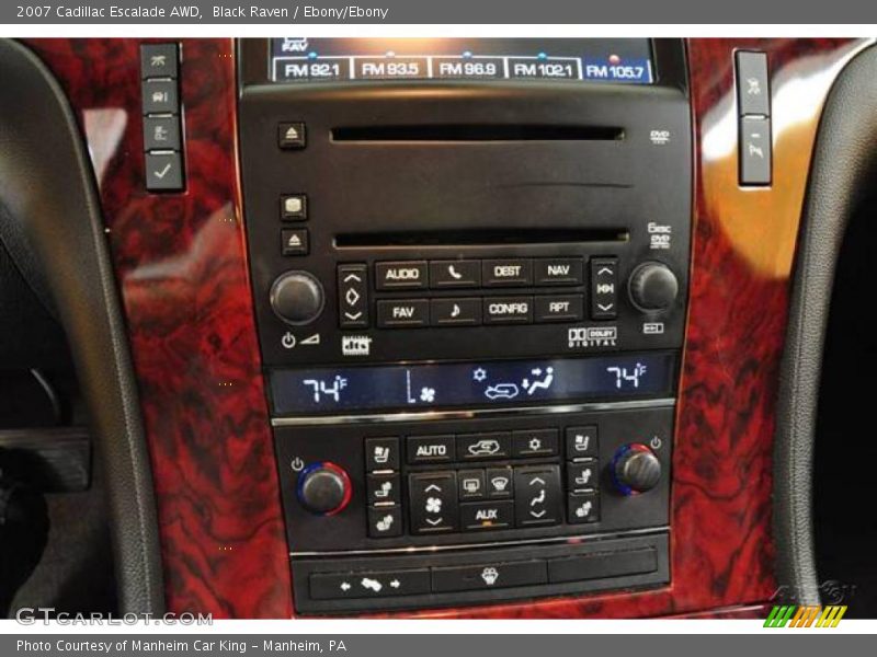 Black Raven / Ebony/Ebony 2007 Cadillac Escalade AWD