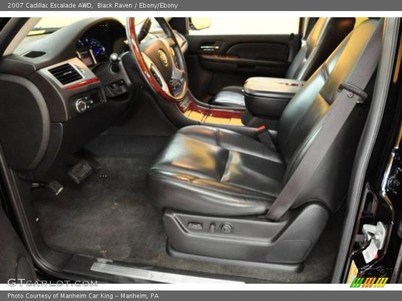 Black Raven / Ebony/Ebony 2007 Cadillac Escalade AWD