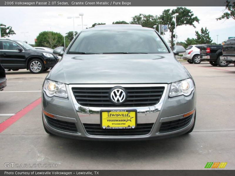 Granite Green Metallic / Pure Beige 2006 Volkswagen Passat 2.0T Sedan