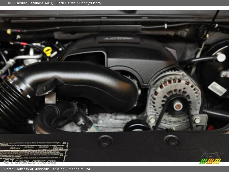 Black Raven / Ebony/Ebony 2007 Cadillac Escalade AWD