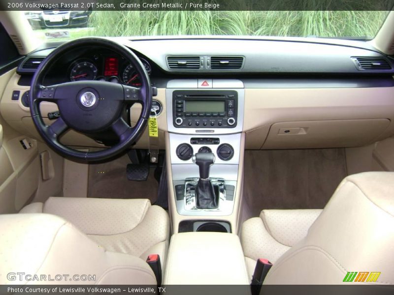 Granite Green Metallic / Pure Beige 2006 Volkswagen Passat 2.0T Sedan