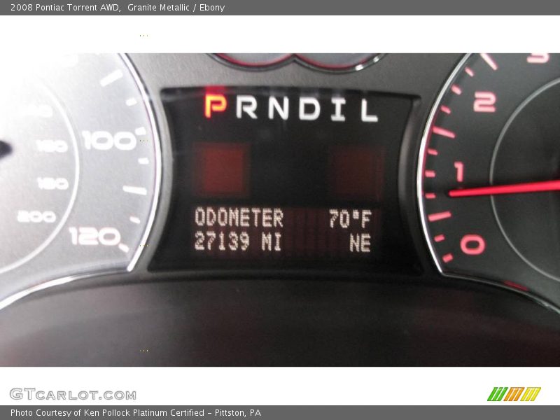 Granite Metallic / Ebony 2008 Pontiac Torrent AWD