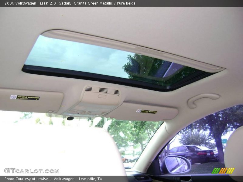 Granite Green Metallic / Pure Beige 2006 Volkswagen Passat 2.0T Sedan