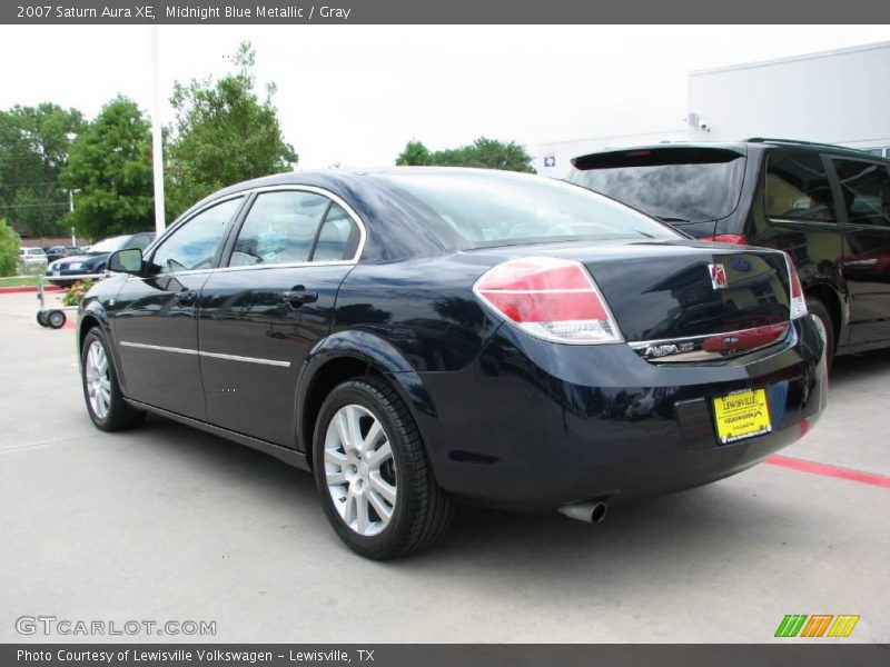 Midnight Blue Metallic / Gray 2007 Saturn Aura XE