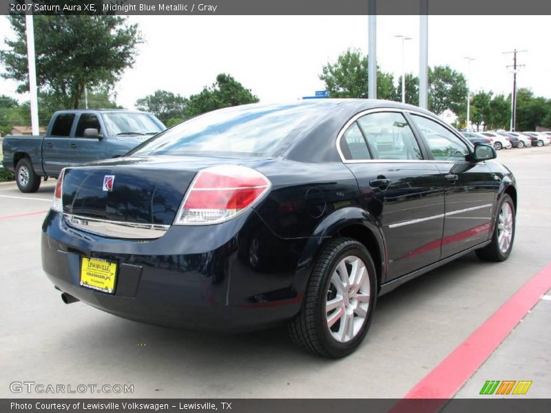 Midnight Blue Metallic / Gray 2007 Saturn Aura XE