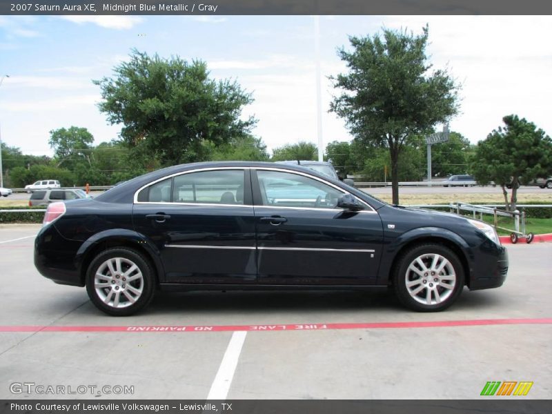 Midnight Blue Metallic / Gray 2007 Saturn Aura XE