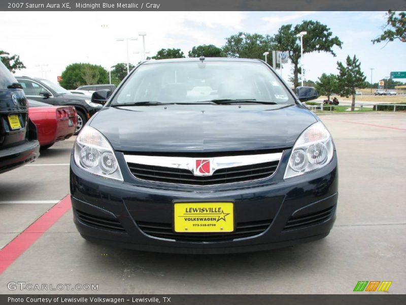 Midnight Blue Metallic / Gray 2007 Saturn Aura XE