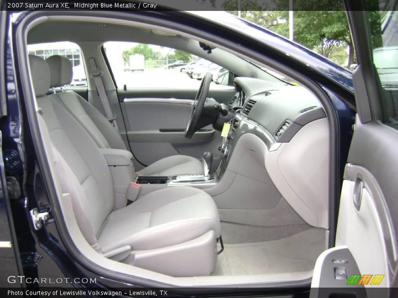 Midnight Blue Metallic / Gray 2007 Saturn Aura XE