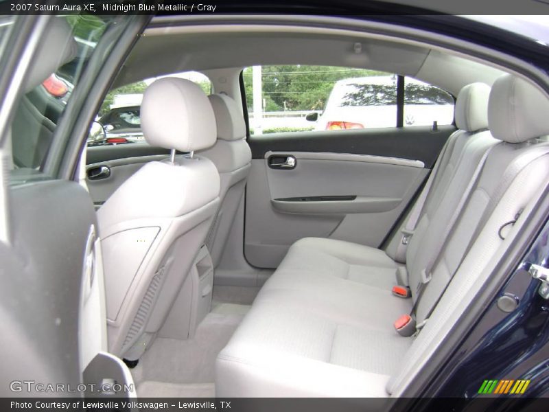 Midnight Blue Metallic / Gray 2007 Saturn Aura XE