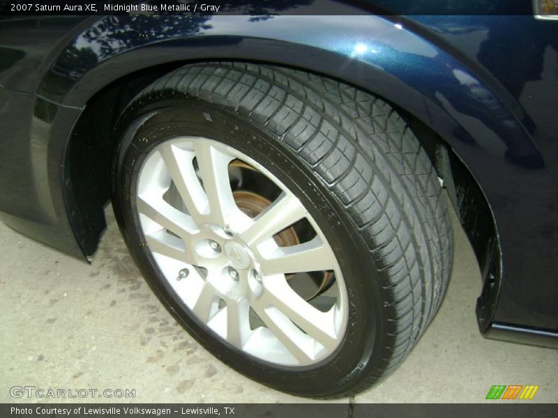 Midnight Blue Metallic / Gray 2007 Saturn Aura XE