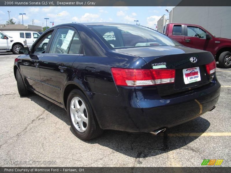 Deepwater Blue / Gray 2006 Hyundai Sonata GLS V6