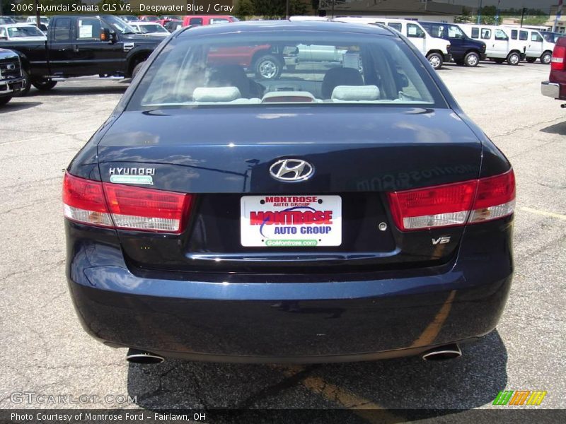 Deepwater Blue / Gray 2006 Hyundai Sonata GLS V6