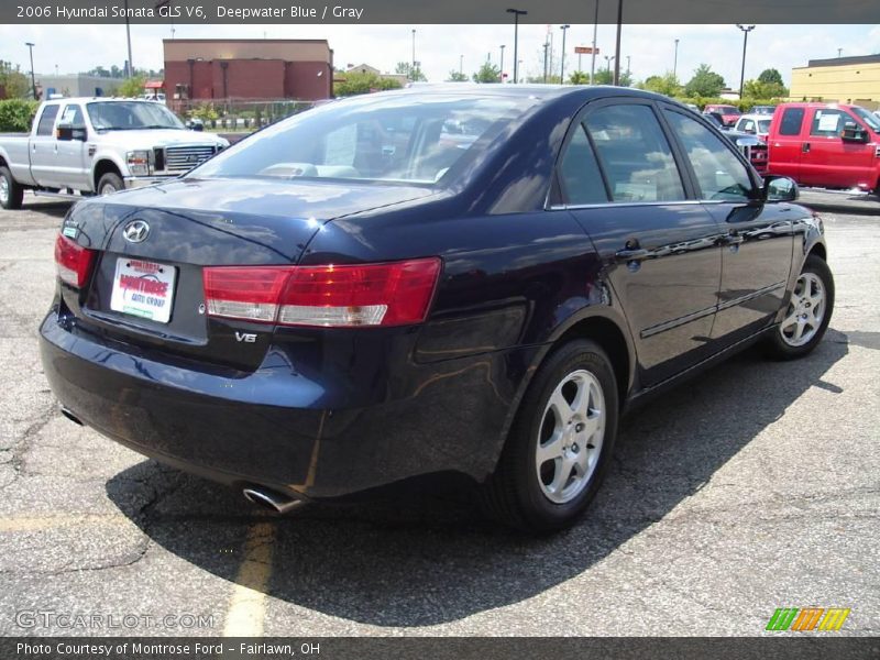 Deepwater Blue / Gray 2006 Hyundai Sonata GLS V6