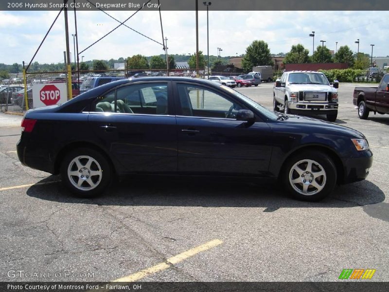 Deepwater Blue / Gray 2006 Hyundai Sonata GLS V6