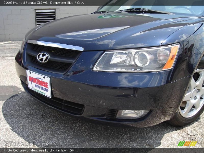 Deepwater Blue / Gray 2006 Hyundai Sonata GLS V6