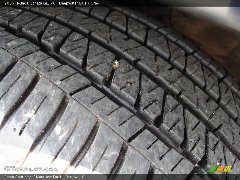 Deepwater Blue / Gray 2006 Hyundai Sonata GLS V6