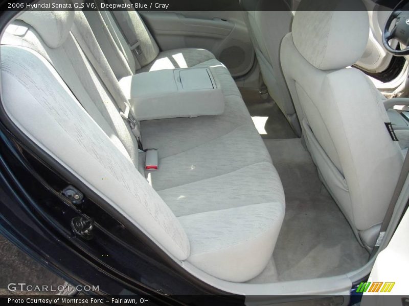 Deepwater Blue / Gray 2006 Hyundai Sonata GLS V6