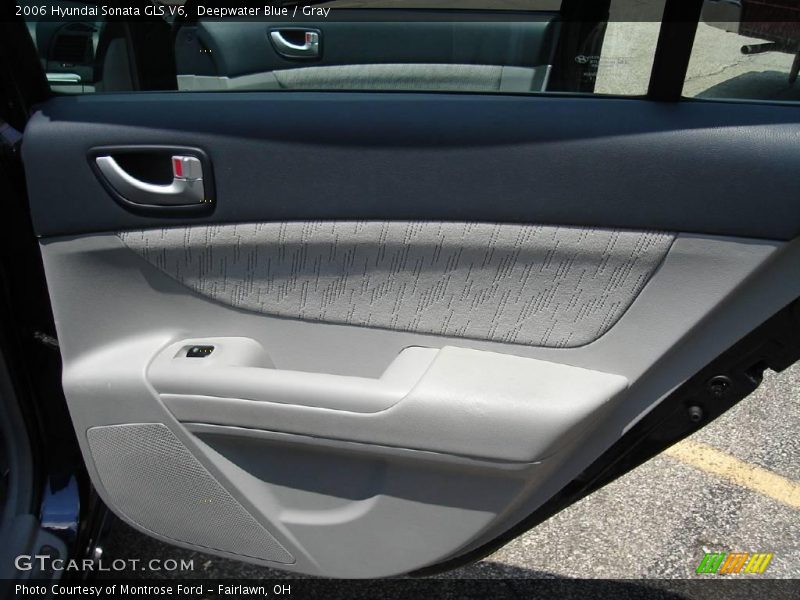 Deepwater Blue / Gray 2006 Hyundai Sonata GLS V6