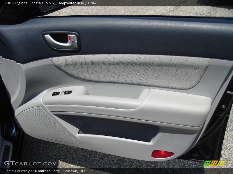 Deepwater Blue / Gray 2006 Hyundai Sonata GLS V6