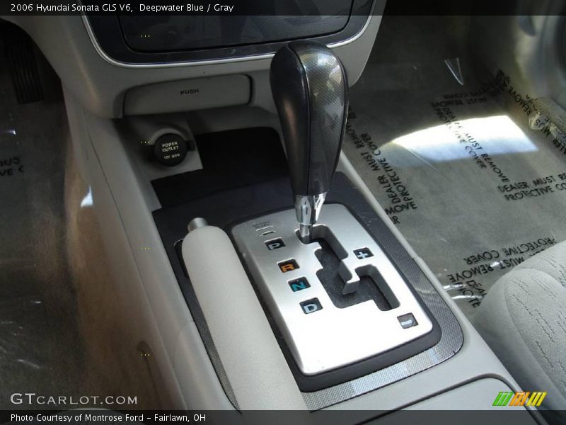 Deepwater Blue / Gray 2006 Hyundai Sonata GLS V6