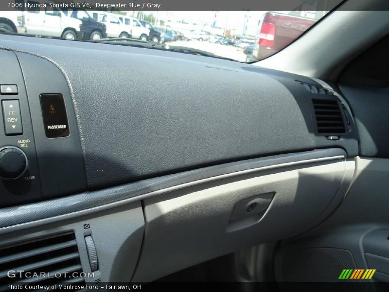 Deepwater Blue / Gray 2006 Hyundai Sonata GLS V6
